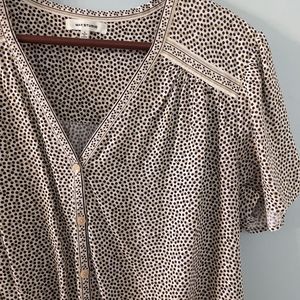 Max Studio Printed Top